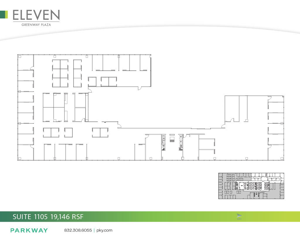 11 Greenway Plz, Houston, TX à louer Plan d  tage- Image 1 de 1