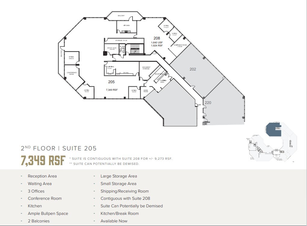 20750 Ventura Blvd, Woodland Hills, CA à louer Plan d  tage- Image 1 de 1