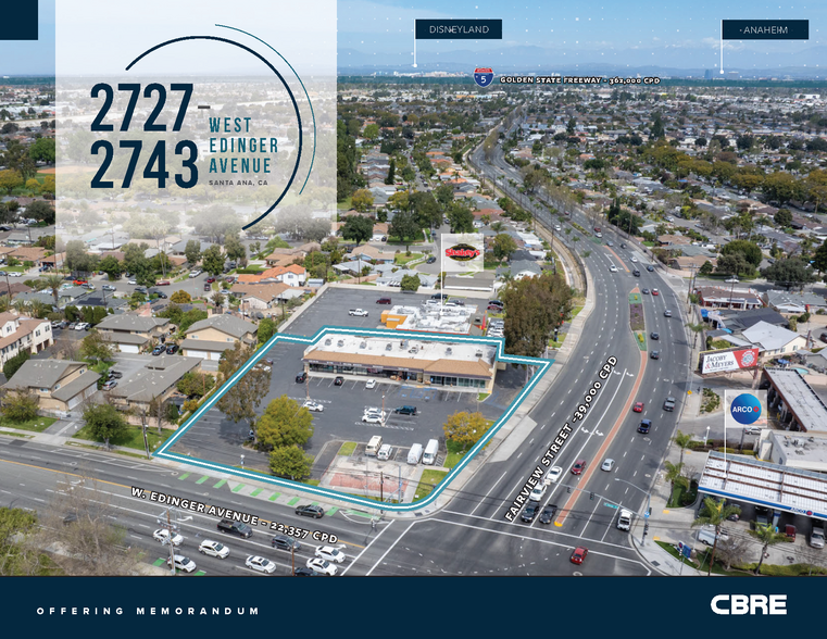 2727-2743 W Edinger Ave, Santa Ana, CA for sale - Primary Photo - Image 1 of 1