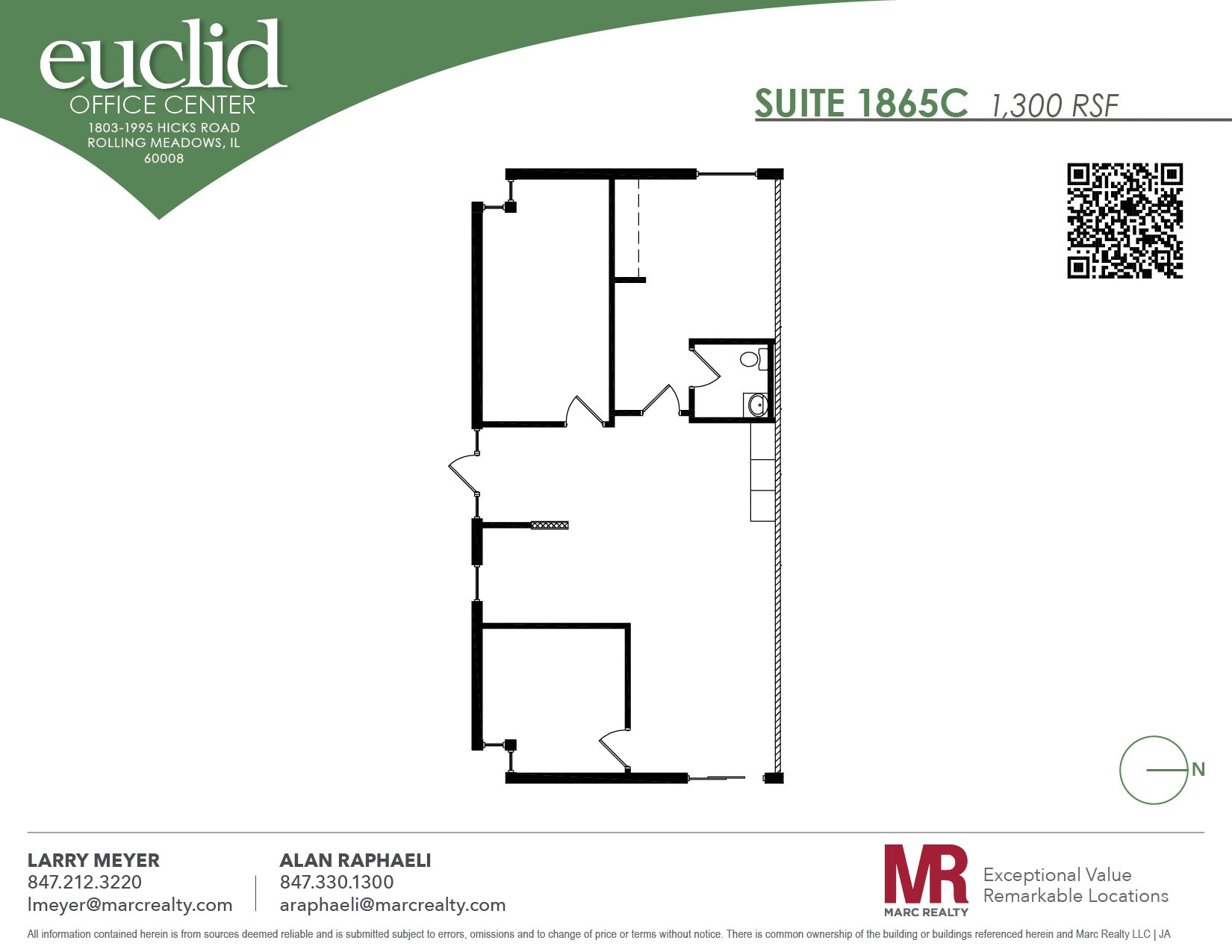 1803 Hicks Rd, Rolling Meadows, IL à louer Plan d’étage- Image 1 de 1