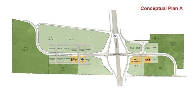 Hwy 61, Moscow Mills, MO for sale - Site Plan - Image 3 of 4