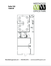 100-810 Westwood Office Park, Fredericksburg, VA for lease Floor Plan- Image 1 of 1