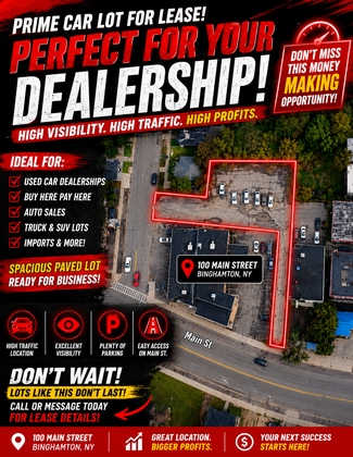 More details for 100 Main St, Binghamton, NY - Land for Lease