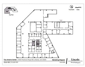 3500 Piedmont Rd NE, Atlanta, GA à louer Plan d’étage- Image 1 de 1