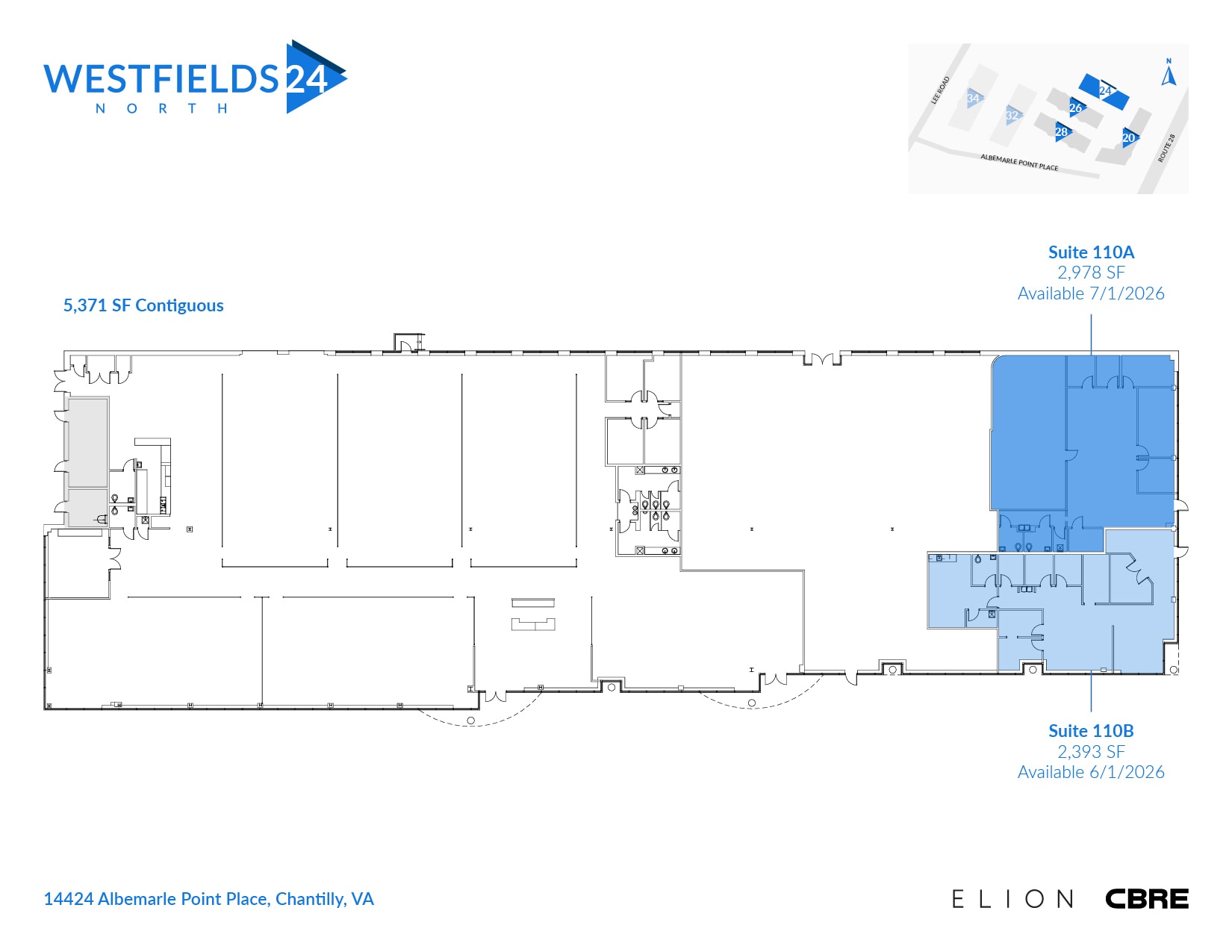 14428 Albemarle Point Pl, Chantilly, VA à louer Plan d’étage- Image 1 de 1