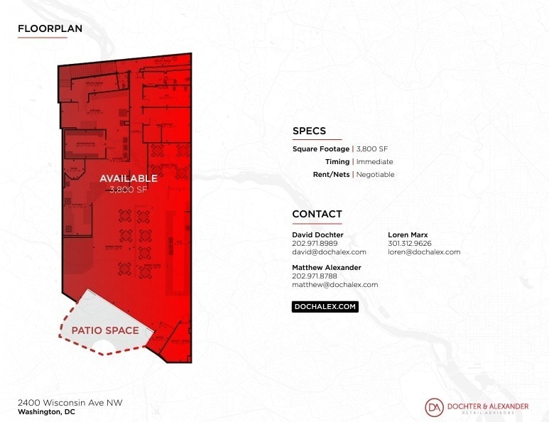 2400 Wisconsin Ave NW, Washington, DC for lease Floor Plan- Image 1 of 1