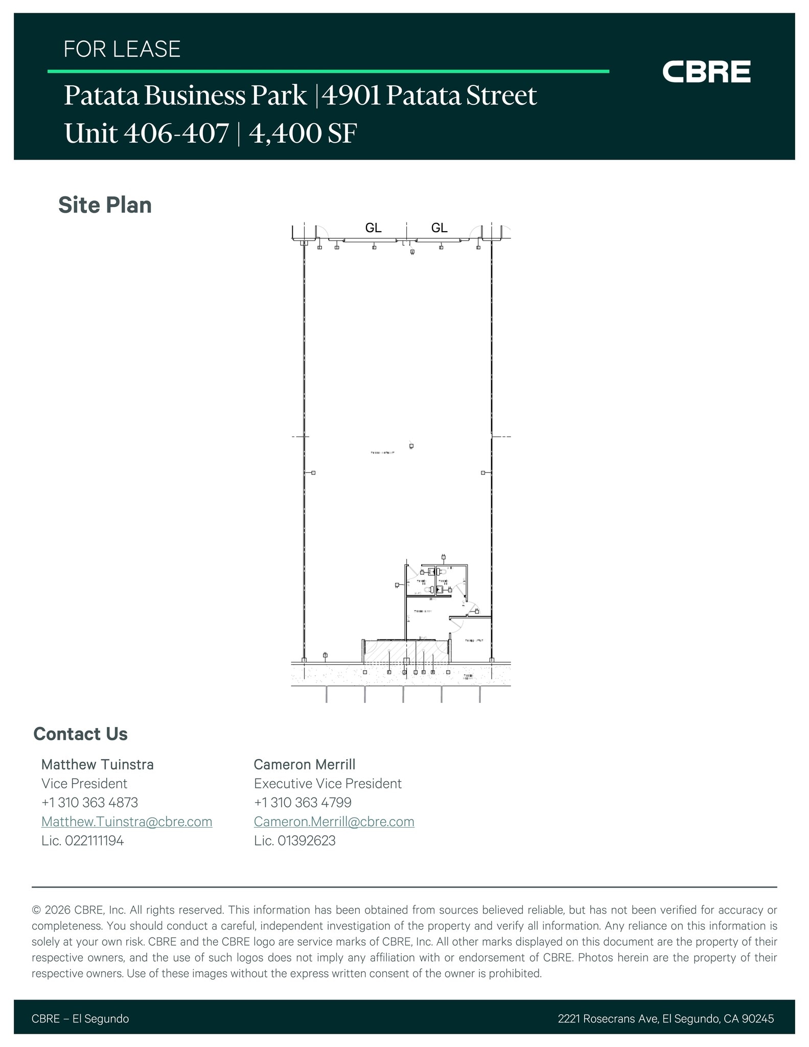 4901 Patata St, Cudahy, CA for lease Site Plan- Image 1 of 1
