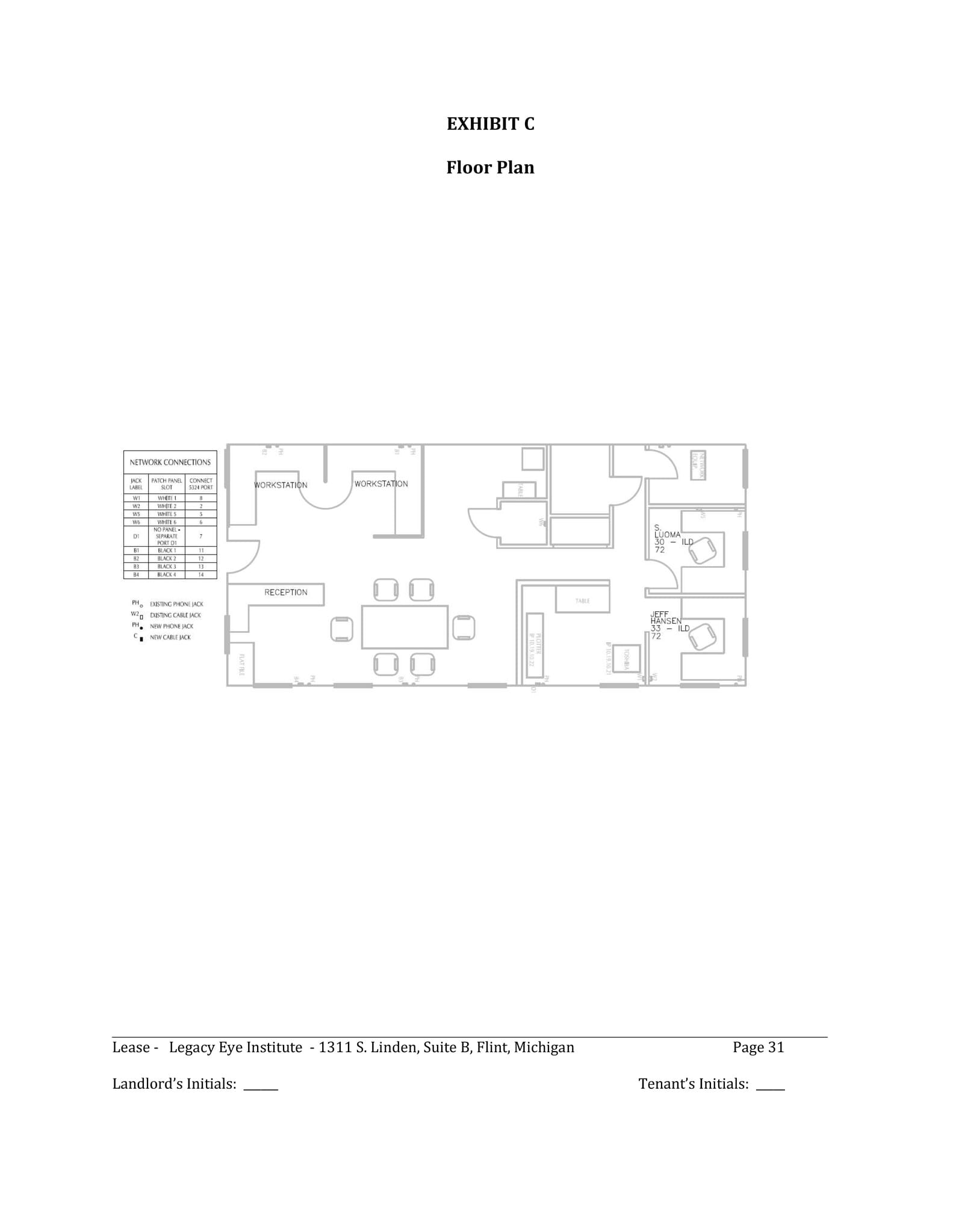 1295 S Linden Rd, Flint, MI à louer Plan de site- Image 1 de 1
