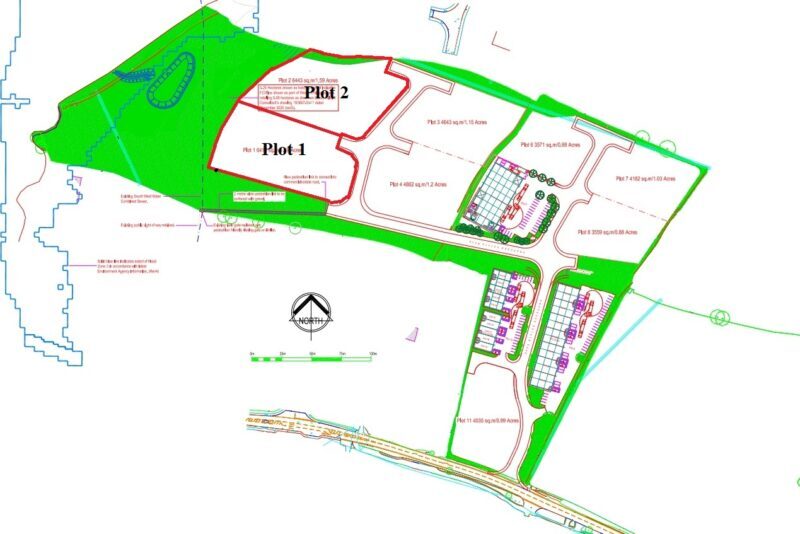 Honiton Road, Cullompton à vendre - Plan de site - Image 1 de 2