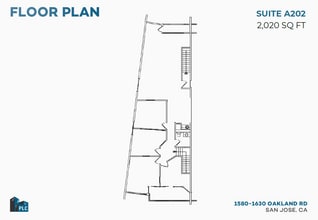 1580 Oakland Rd, San Jose, CA à louer Plan d’étage- Image 1 de 1