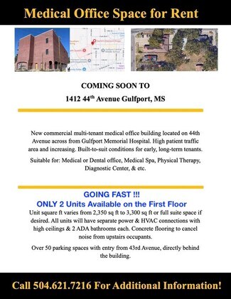 More details for 1412 44th Ave, Gulfport, MS - Office/Medical, Medical for Lease