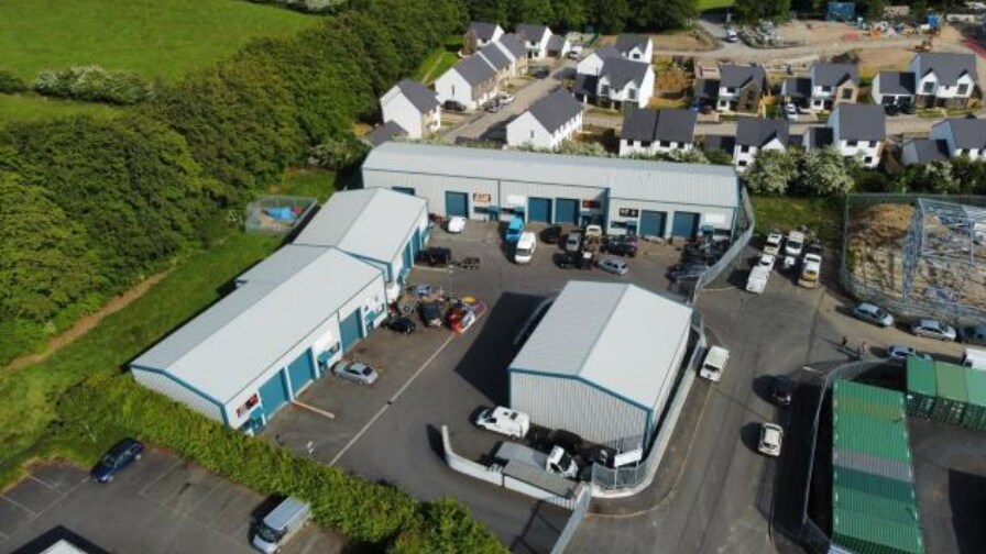 Moss Side Industrial Estate, Callington for lease - Aerial - Image 1 of 4