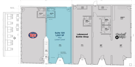 16300-16306 Detroit Ave, Cleveland, OH for lease Floor Plan- Image 1 of 2
