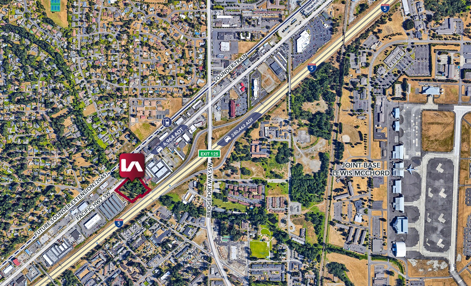 12221-12311 Pacific Hwy SW, Lakewood, WA à vendre Photo du bâtiment- Image 1 de 3