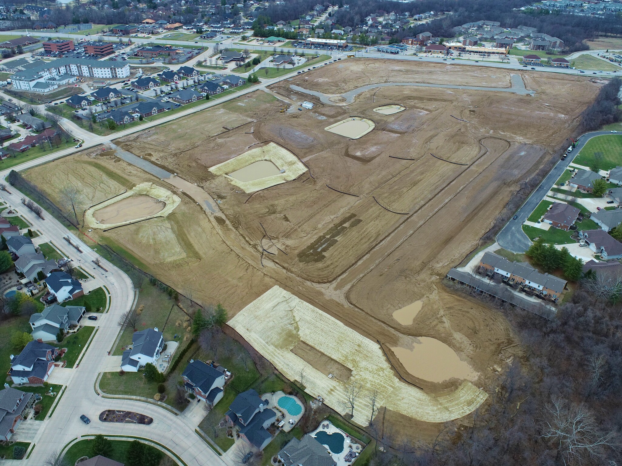 500 Meridian Rd, Edwardsville, IL for sale Aerial- Image 1 of 2