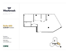 1 Westbrook Corporate Ctr, Westchester, IL for lease Floor Plan- Image 1 of 1