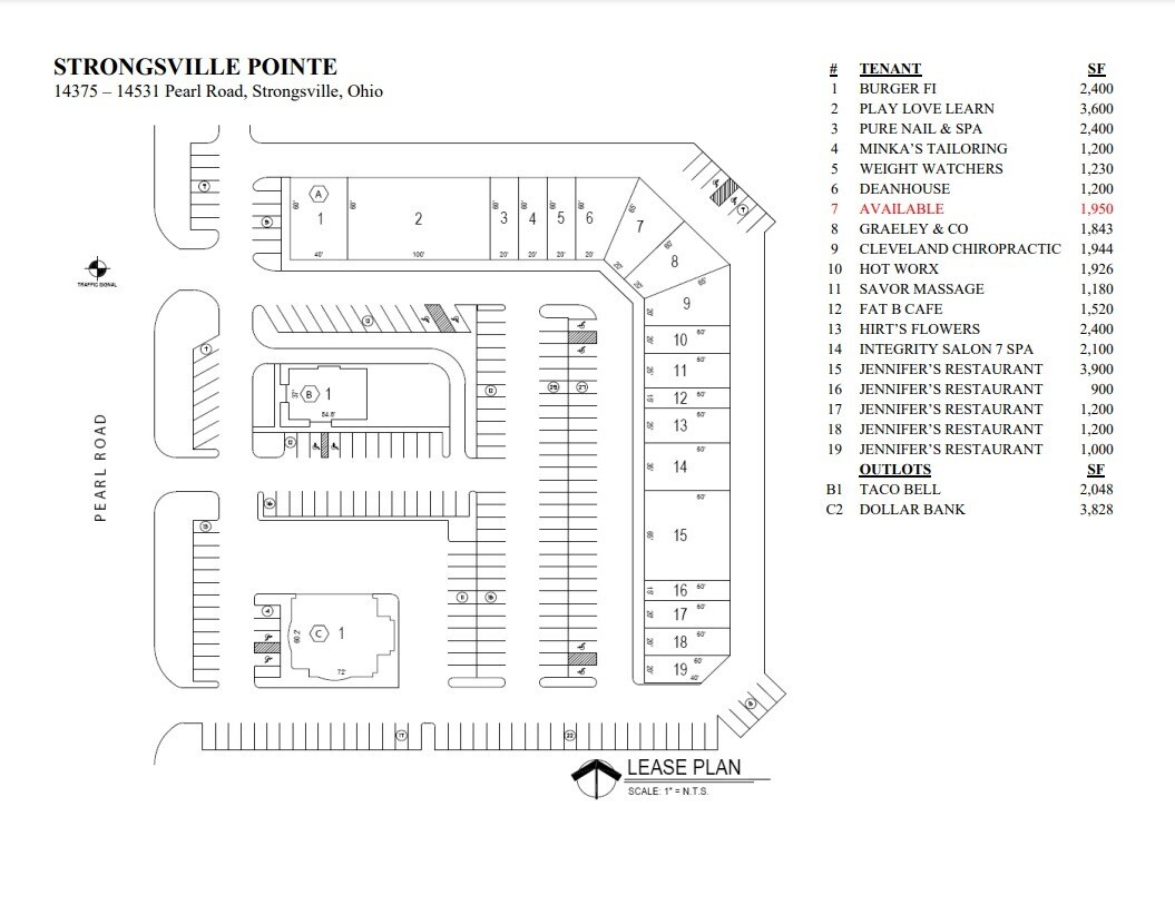 14375-14531 Pearl Rd, Strongsville, OH for lease Site Plan- Image 1 of 1