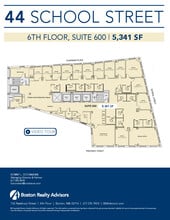 44 School St, Boston, MA à louer Plan d’étage- Image 1 de 1
