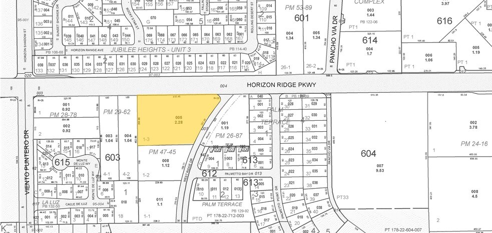 0 Horizon Ridge Pky, Henderson, NV à vendre - Plan cadastral - Image 2 de 6