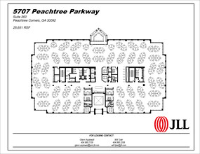 5707 Peachtree Pky, Peachtree Corners, GA à louer Plan d  tage- Image 1 de 9