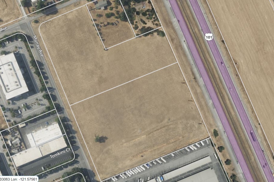 Murray & Las Animas Ave, Gilroy, CA for sale Aerial- Image 1 of 2