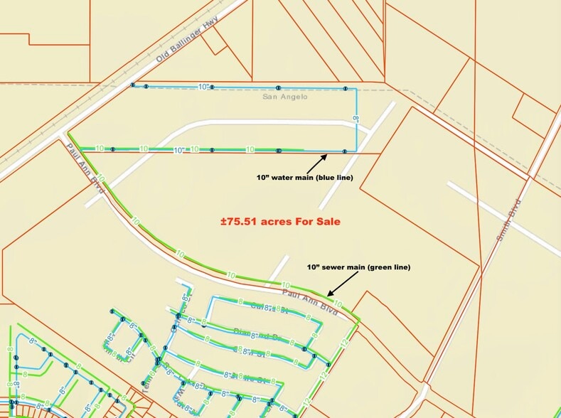 Paulann Blvd, San Angelo, TX à vendre - Autre - Image 3 de 5