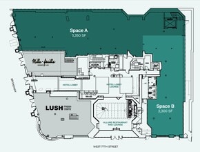 2175 Broadway, New York, NY for lease Floor Plan- Image 2 of 2