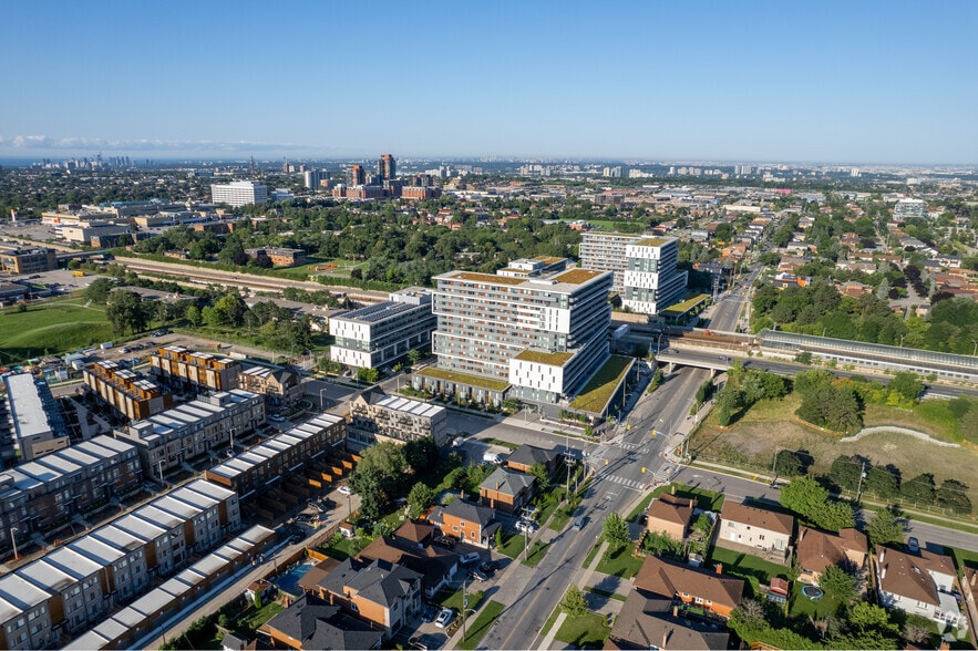 215 Ranee Av, Toronto, ON for lease - Aerial - Image 2 of 5