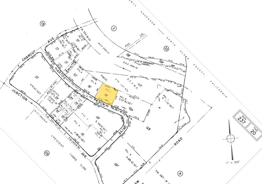 1968-1980 Hartog Dr, San Jose, CA à louer - Plan cadastral - Image 2 de 2