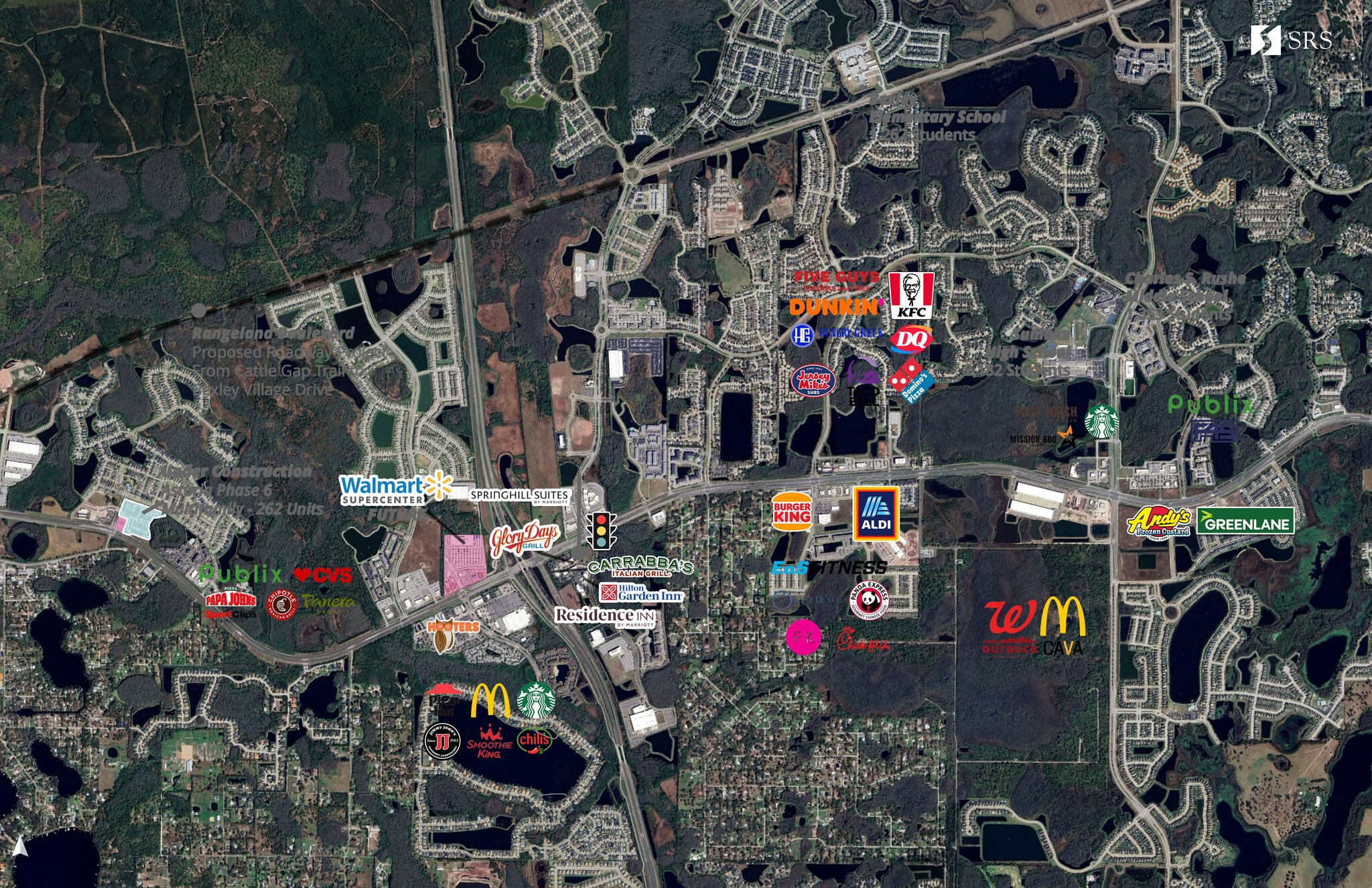 16611 Pointe Village Dr, Lutz, FL à louer Carte- Image 1 de 3