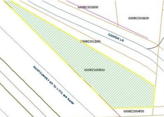 11015 Gideon Ln, Sycamore Twp, OH for sale - Plat Map - Image 3 of 4