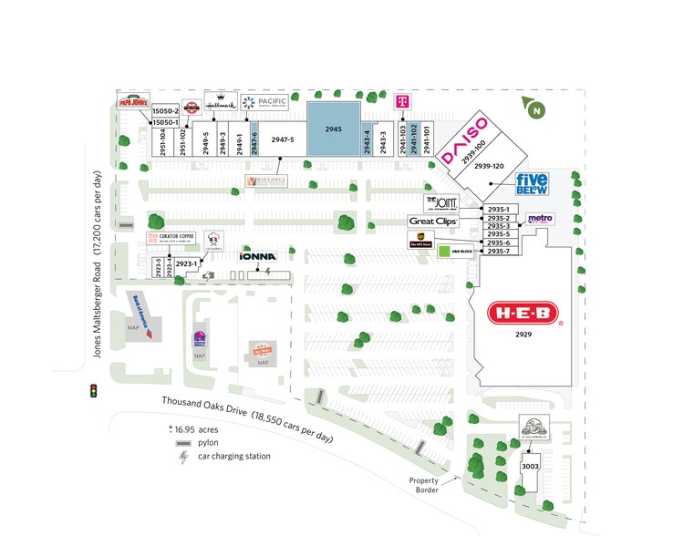 2929-2951 Thousand Oaks Dr, San Antonio, TX for lease - Site Plan - Image 2 of 38