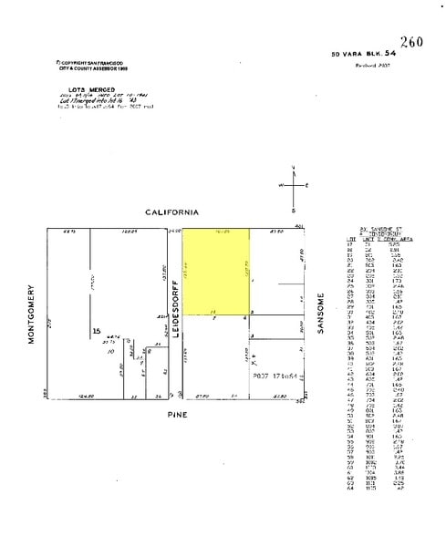 433 California St, San Francisco, CA à louer - Plan cadastral - Image 3 de 11