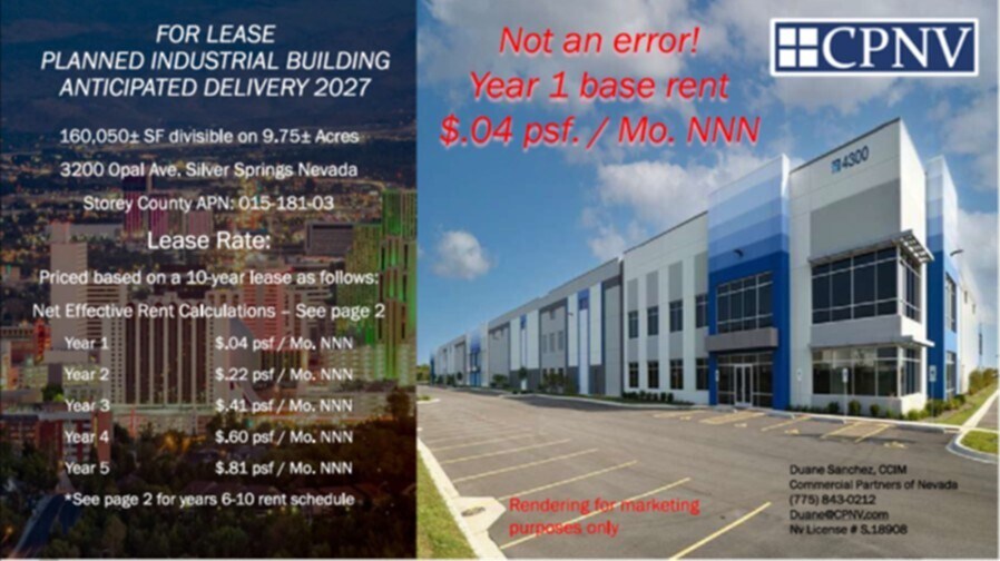 3200 Opal Avenue Ave, Silver Springs, NV à louer Photo du bâtiment- Image 1 de 10