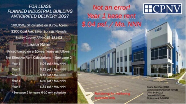 More details for 3200 Opal Avenue Ave, Silver Springs, NV - Industrial for Lease