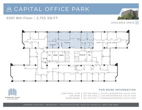 6301 Ivy Ln, Greenbelt, MD à louer Plan d’étage- Image 1 de 2