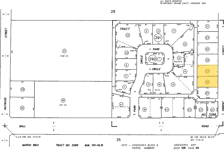 931-935 S Trident St, Anaheim, CA for sale - Plat Map - Image 2 of 10