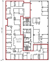 200 Graham Ave, Winnipeg, MB for lease Floor Plan- Image 1 of 1
