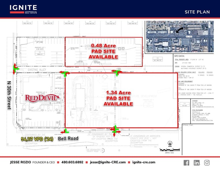 NEC Bell Rd, Phoenix, AZ à louer - Plan de site - Image 3 de 4