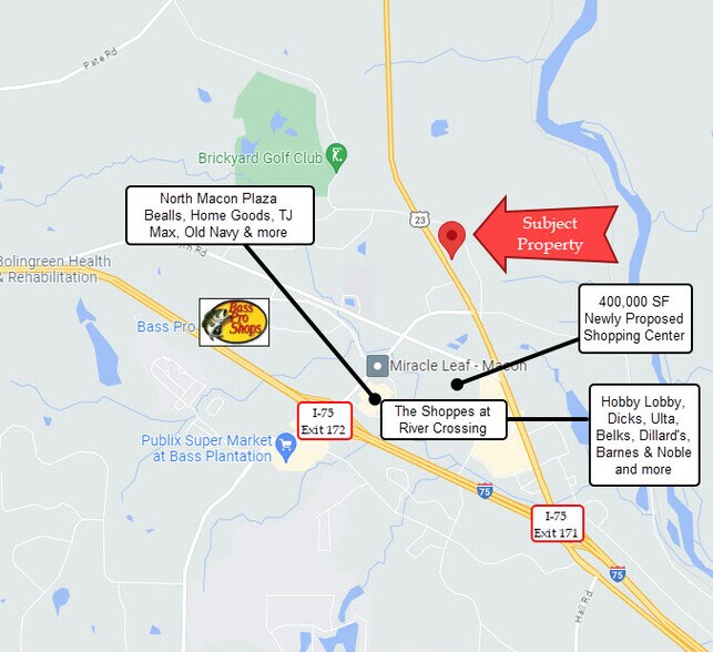 5519-5577 Riverside Dr, Macon-Bibb, GA à vendre - Photo du bâtiment - Image 2 de 2