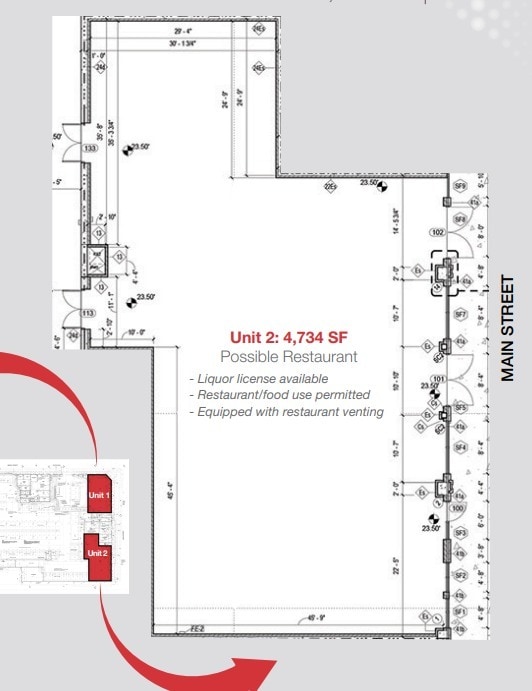 321 Main St, Hackensack, NJ à louer Plan d’étage- Image 1 de 1