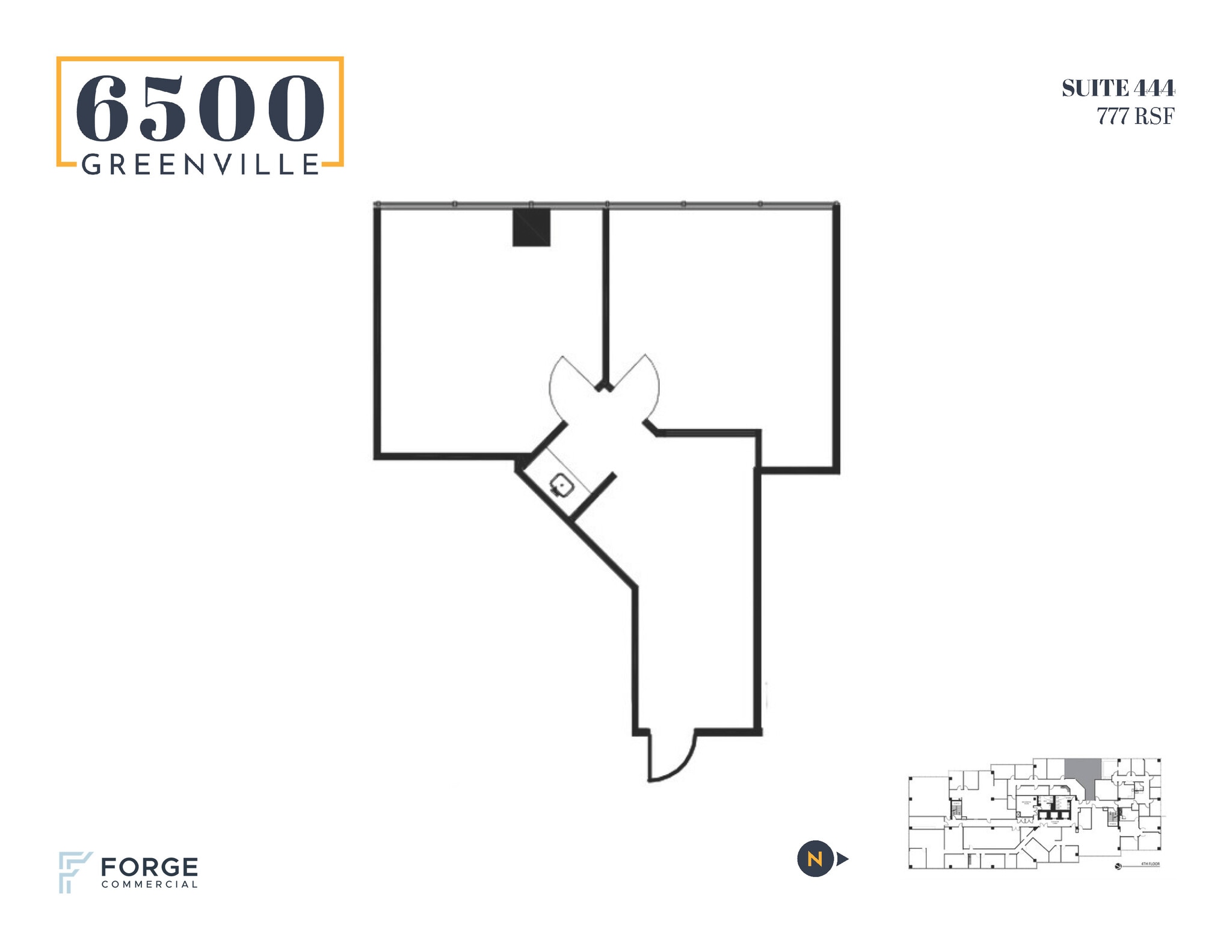 6500 Greenville Ave, Dallas, TX à louer Plan d’étage- Image 1 de 1