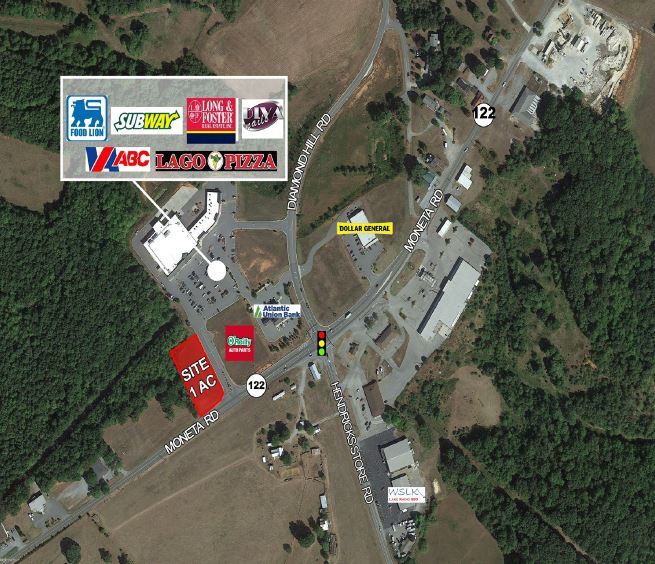 Moneta Road Rt 122, Moneta, VA for sale - Primary Photo - Image 1 of 2