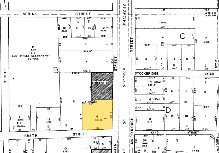139 N Main St, Jonesboro, GA à louer - Plan cadastral - Image 2 de 24