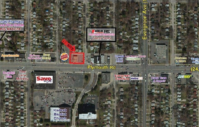 20222 Plymouth Rd, Detroit, MI à vendre - Aérien - Image 3 de 6