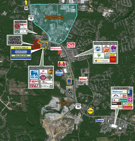 7071 Commons Plz, Chesterfield, VA à vendre - Aérien - Image 2 de 3