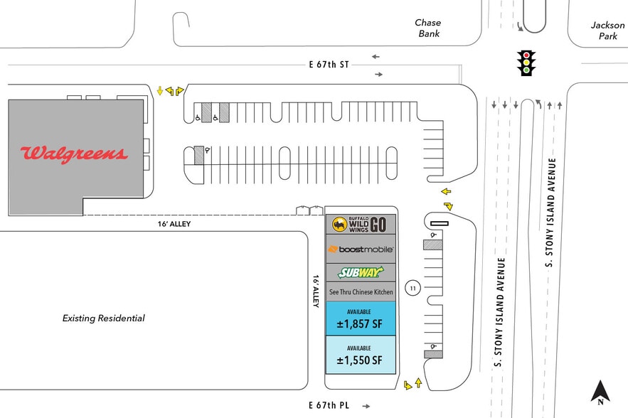 6714-6724 S Stony Island Ave, Chicago, IL for lease - Site Plan - Image 2 of 8