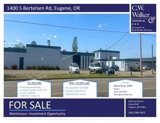 More details for Bertelsen Rd Warehouse Opportunity – for Sale, Eugene, OR