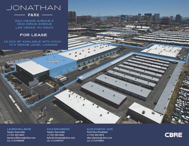 More details for 3542 Sirius Ave, Las Vegas, NV - Industrial for Lease