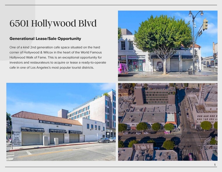 6501 Hollywood Blvd, Hollywood, CA à louer - Photo du bâtiment - Image 2 de 14